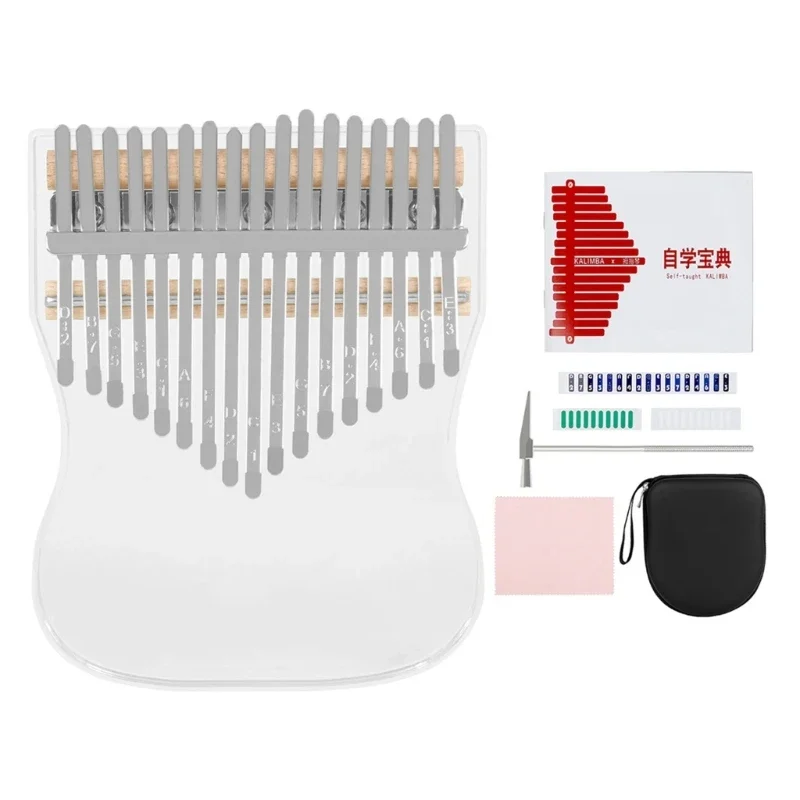 Мини-пианино Kalimba с 17 клавишами и прозрачным пальцем, музыкальный инструмент в подарок для детей
Мини-пианино Kalimba с 17 клавишами и прозрачным пальцем, музыкальный инструмент в подарок для детей