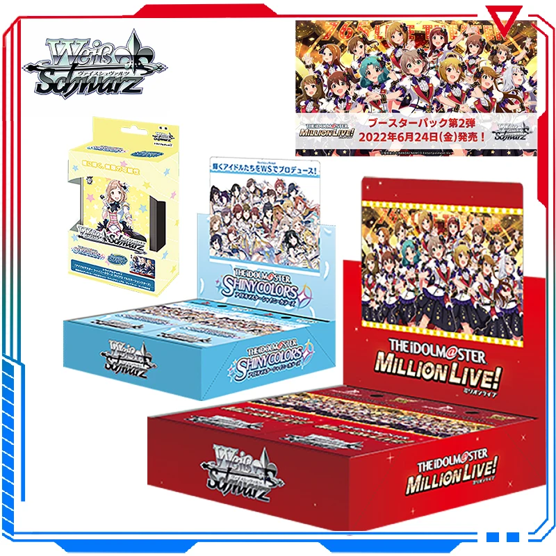 WS Cards THE IDOLM@STER Million Live! Booster Pack Illumination STARS TCG Decks Game Collection Card Fans Gift Toys for Boys
WS Cards THE IDOLM@STER Million Live! Booster Pack Illumination STARS TCG Decks Game Collection Card Fans Gift Toys for Boys