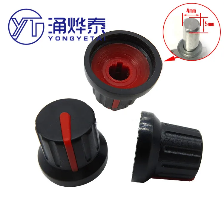 YYT 10PCS 16mm*14.5MM plastic knob with 5MM shaft diameter half shaft potentiometer encoder inner hole 4mm*5mm
YYT 10PCS 16mm*14.5MM plastic knob with 5MM shaft diameter half shaft potentiometer encoder inner hole 4mm*5mm