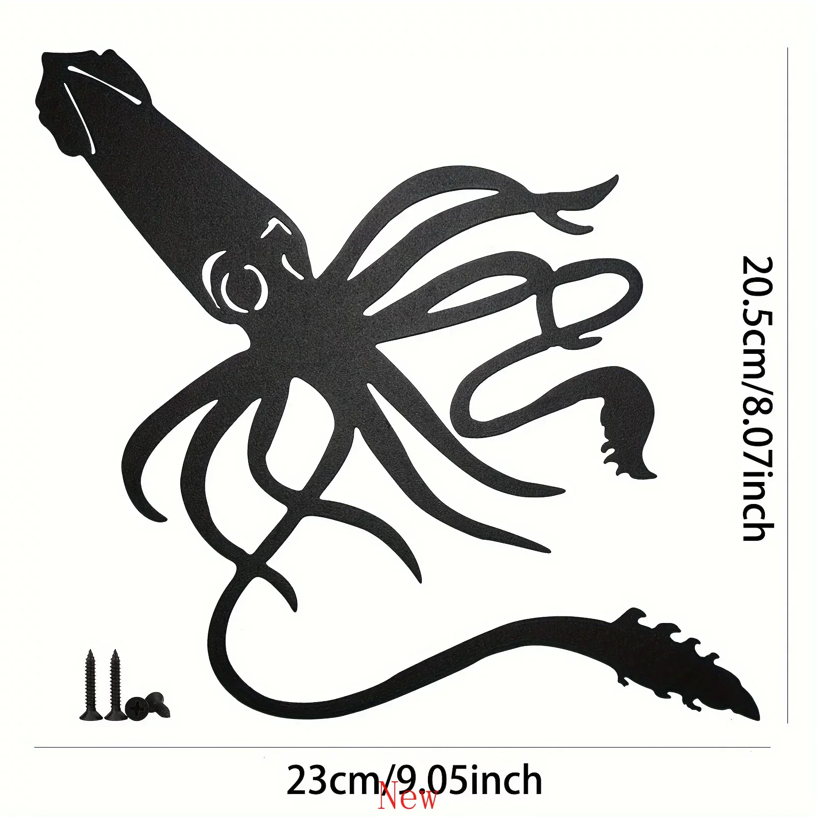 

Promotion Metal Squid Home Decoration Marine Creatures Octopus Metal Outdoor Art Decor Outdoor Fence Indoor Wall Mounted Decorat