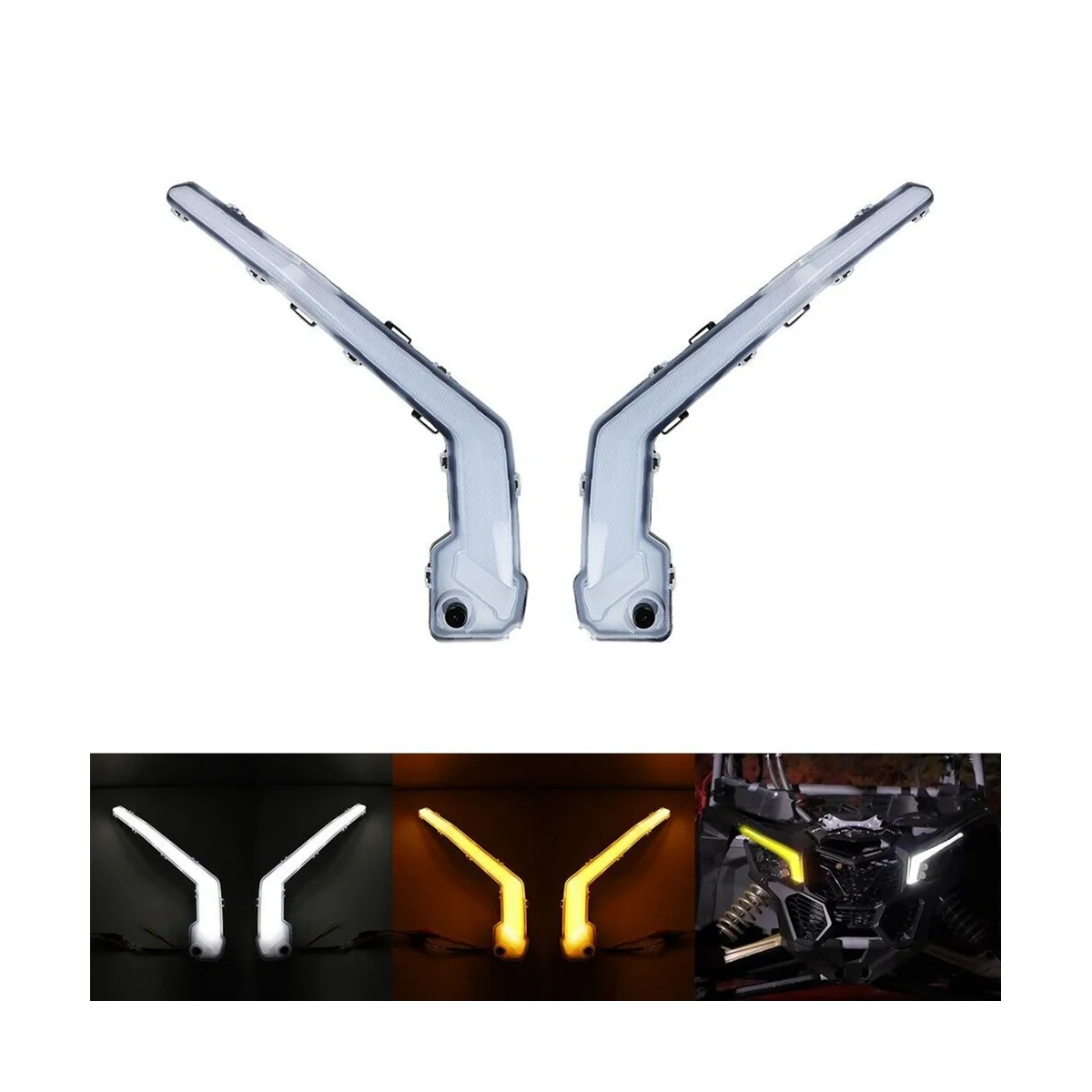 UTV LED Front Signal Light Amber Turn Signal Lights for Can-Am Maverick X3 XDS XRS 2017 2018 710004994 & 710004995
UTV LED Front Signal Light Amber Turn Signal Lights for Can-Am Maverick X3 XDS XRS 2017 2018 710004994 & 710004995