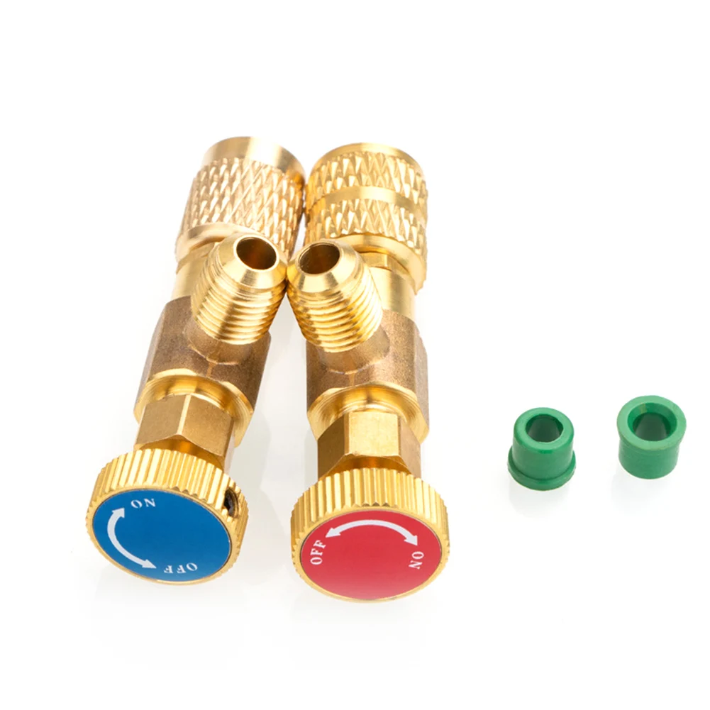 Air Conditioner Manifold R22 R410A Refrigerant Charging Valve 1/4“ Air Conditioning Refrigerant Safety Adapter for R22 R410A
Air Conditioner Manifold R22 R410A Refrigerant Charging Valve 1/4“ Air Conditioning Refrigerant Safety Adapter for R22 R410A