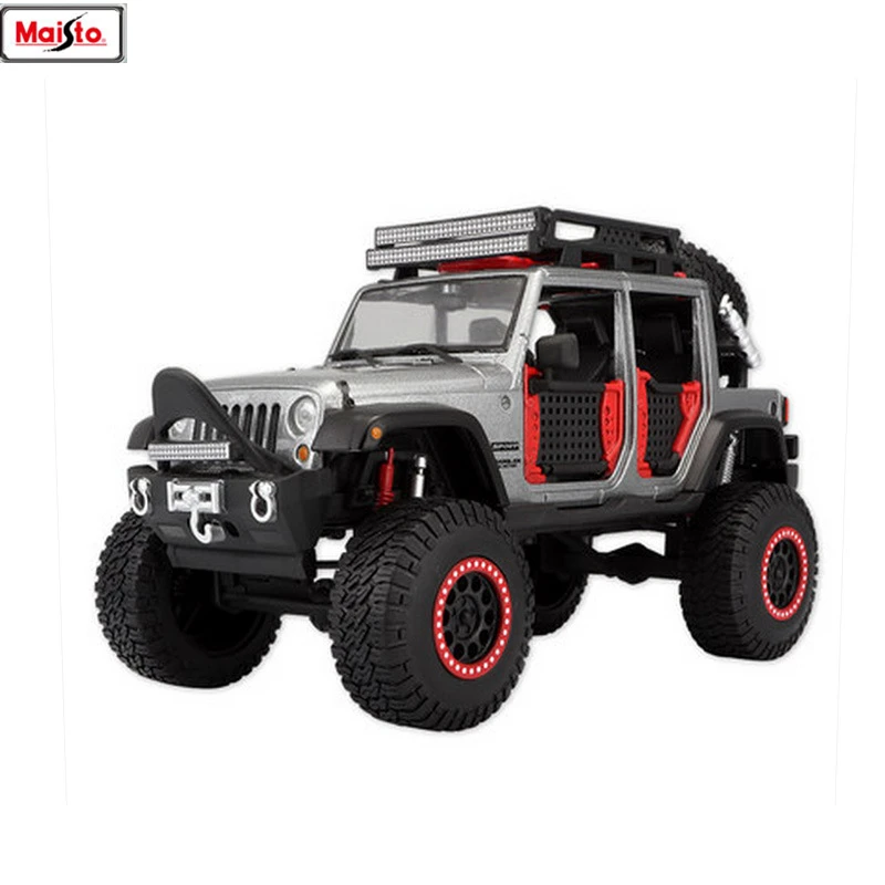 

Maisto 1:24 Jeep-Wrangler manufacturer authorized simulation alloy car model crafts decoration collection toy tools