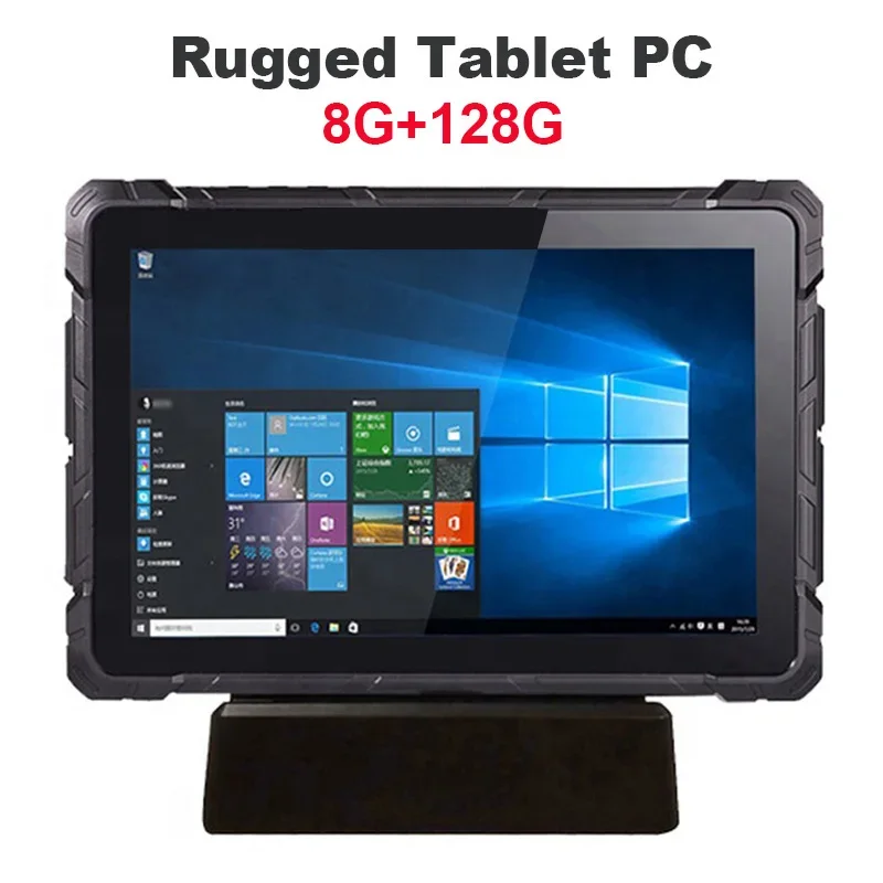 

10.1 Inch Windows Pro Rugged Tablet 8GB RAM 128GB ROM Intel N4120 CPU IP67 HDMI 4G LTE WiFi RS232 RJ-45