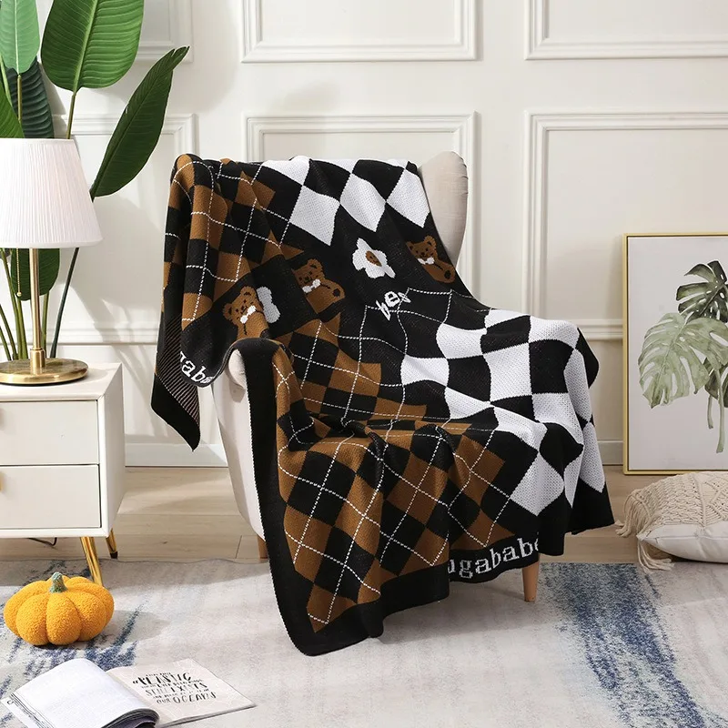 Cute Cartoon Nordic Style Blanket Knitted Baby Wool Throw Leisure Blanket At The End of Sofa Bedspread on The Bed Gift Decorate
Cute Cartoon Nordic Style Blanket Knitted Baby Wool Throw Leisure Blanket At The End of Sofa Bedspread on The Bed Gift Decorate
