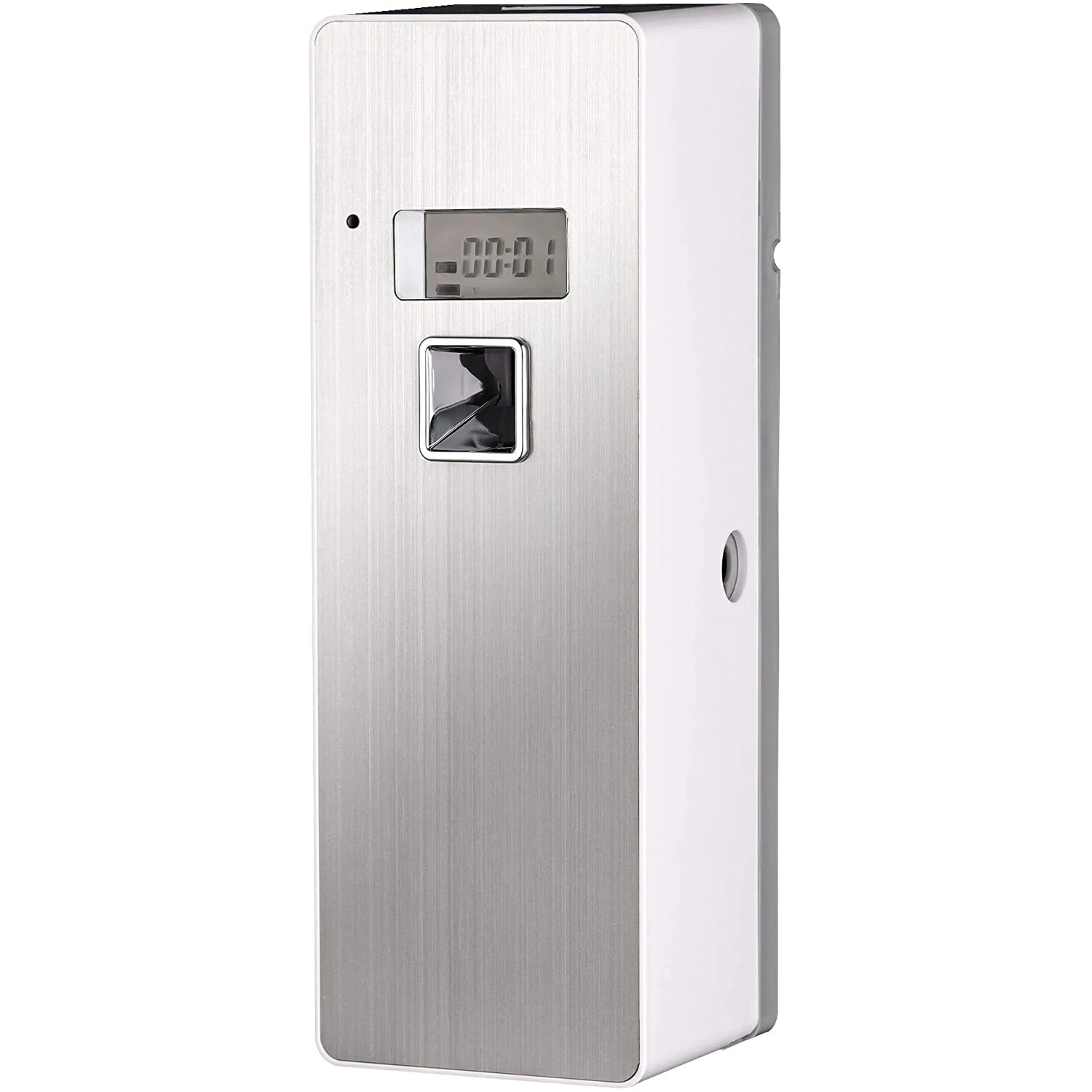 Free Standing Wall-Mounted Home Odor Neutralizing Automatic Air Freshener Fragrance Aerosol Spray Dispenser Silver
Free Standing Wall-Mounted Home Odor Neutralizing Automatic Air Freshener Fragrance Aerosol Spray Dispenser Silver