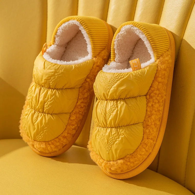Men's and Women's New Slippers for Fall and Winter Plus Velvet Non-slip Warmth Waterproof Plush Cotton Slippers Couple Shoes
Men's and Women's New Slippers for Fall and Winter Plus Velvet Non-slip Warmth Waterproof Plush Cotton Slippers Couple Shoes