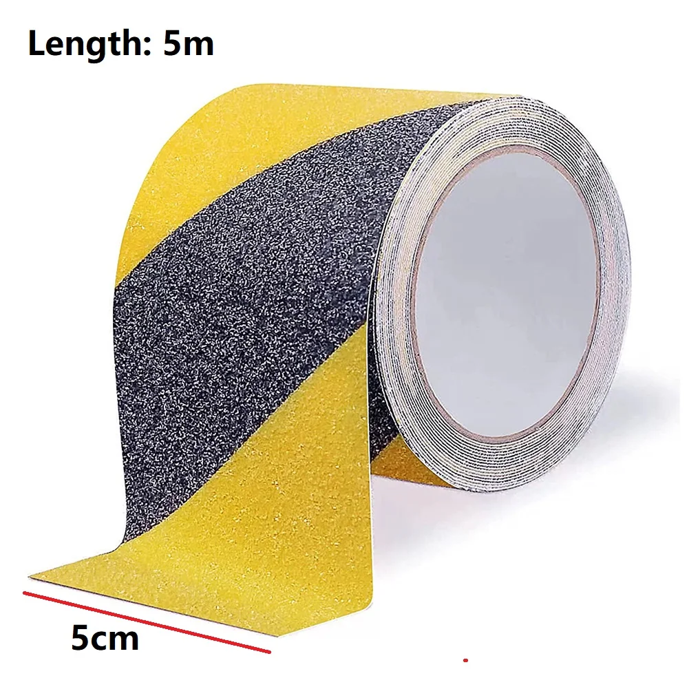 Non Slip Protection with Anti Slip Tape Black Yellow 5m Length 50mm Width Suitable for Indoor and Outdoor Applications
Non Slip Protection with Anti Slip Tape Black Yellow 5m Length 50mm Width Suitable for Indoor and Outdoor Applications