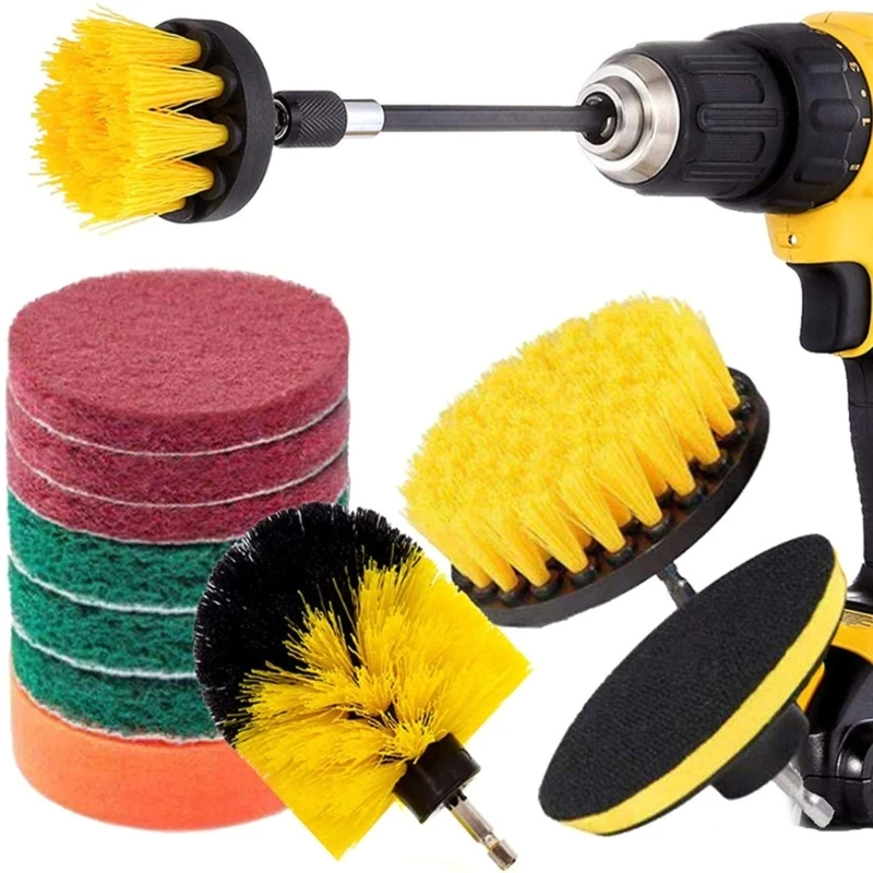 Power Scrubbing Brush Drill Brush Set for Car Cleaning and Polishing Home Use Tools All Purpose Cleans Save Time &Energy
Power Scrubbing Brush Drill Brush Set for Car Cleaning and Polishing Home Use Tools All Purpose Cleans Save Time &Energy