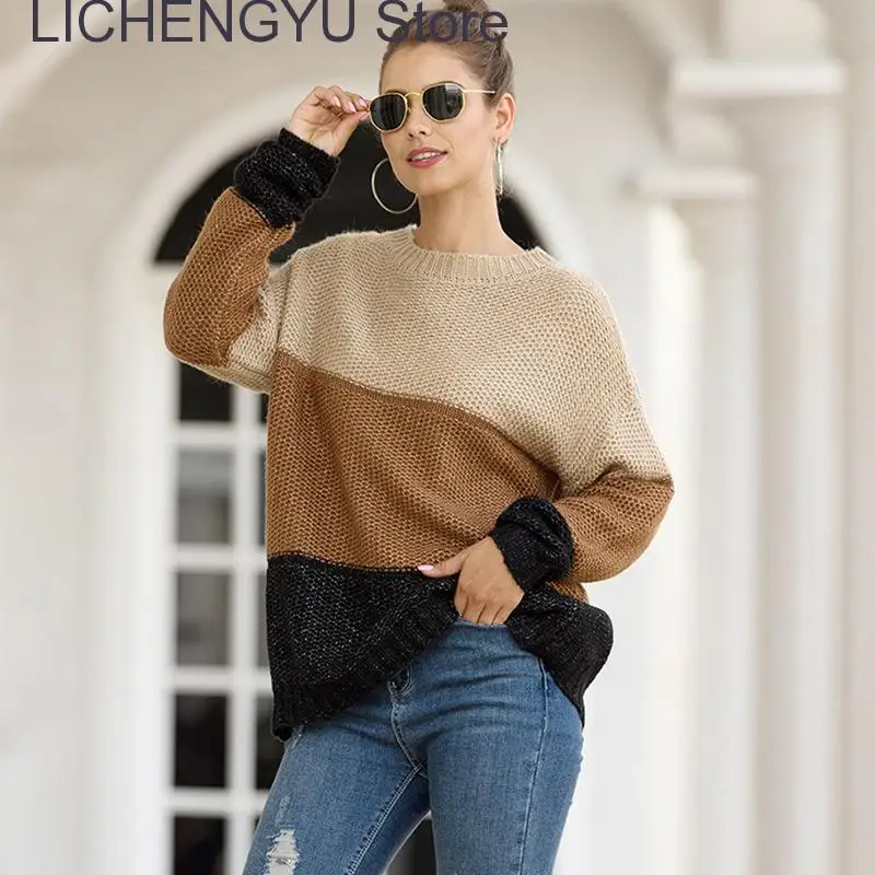 New Women Knitted Sweater Fashion Oversized Pullovers Ladies Winter Loose Sweaters Women Jumper Sueter Mujer pull femme
New Women Knitted Sweater Fashion Oversized Pullovers Ladies Winter Loose Sweaters Women Jumper Sueter Mujer pull femme