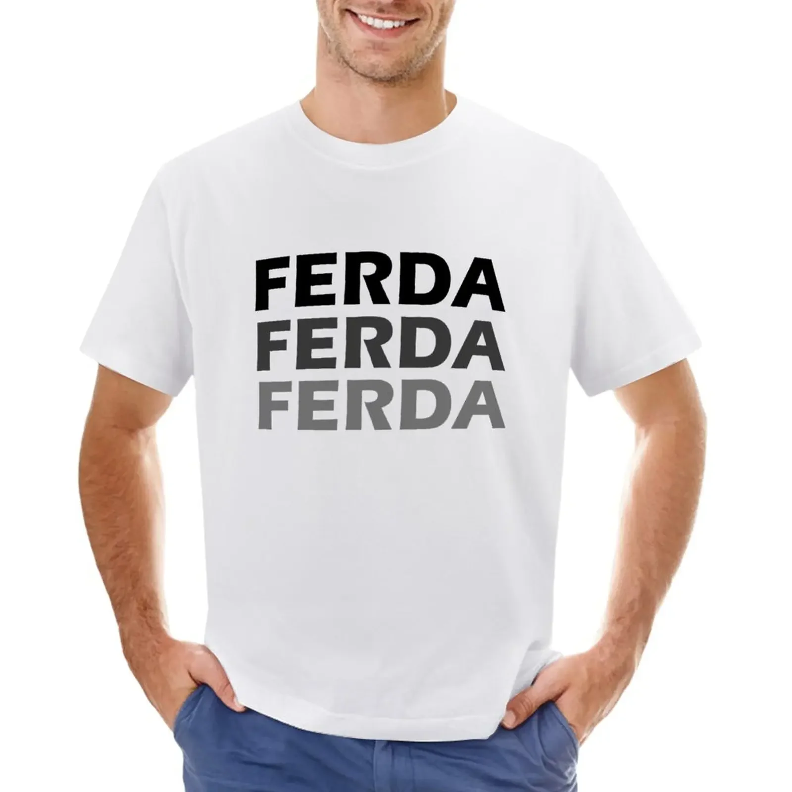 Ferda Ferda Ferda T-Shirt cute tops sweat vintage clothes T-shirts for men cotton
Ferda Ferda Ferda T-Shirt cute tops sweat vintage clothes T-shirts for men cotton