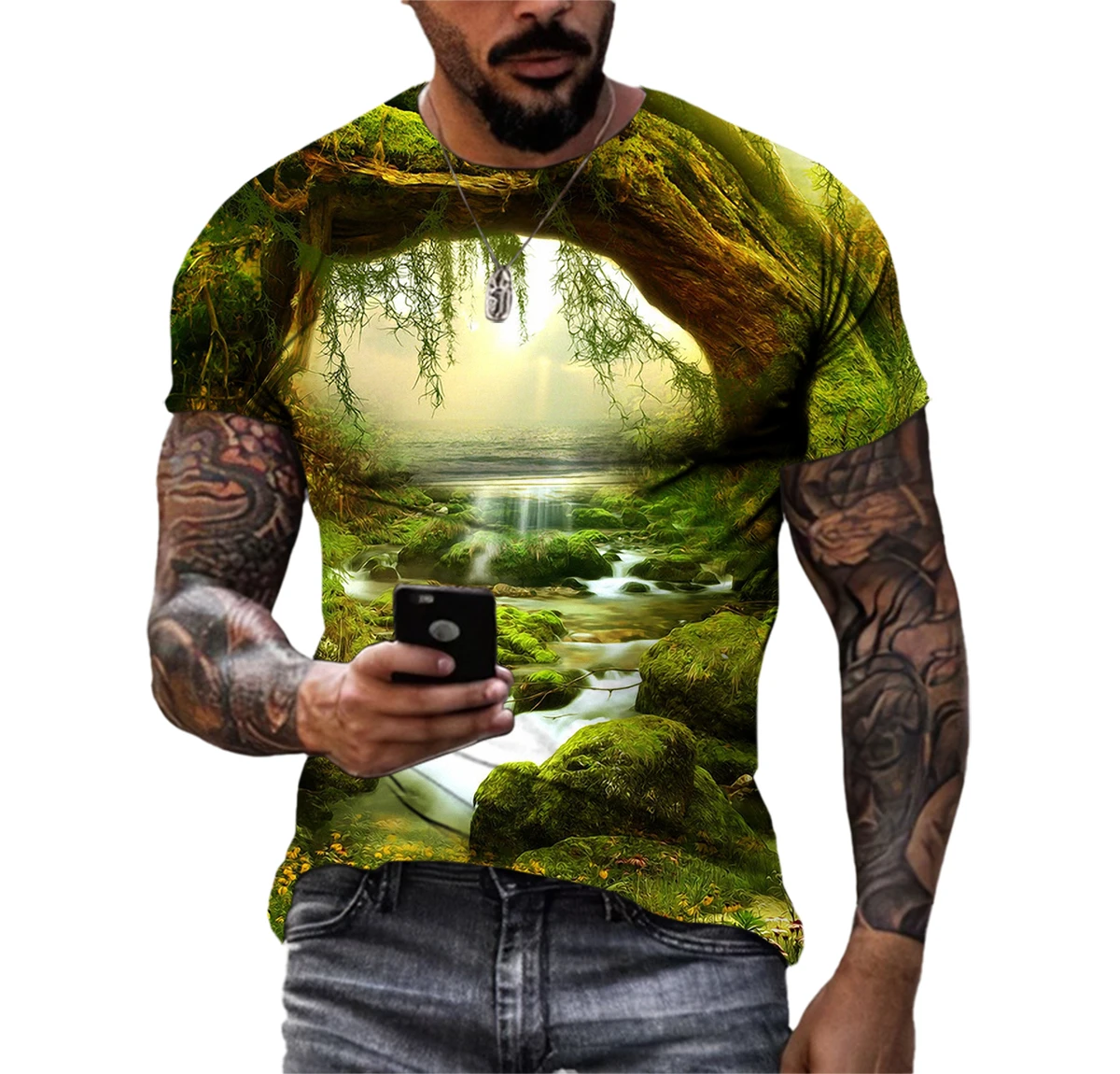 Fairy Tale World Myth Magic Forest Men T-Shirts 3D Print HD Pattern Hip Hop Harajuku Personality Round Neck Tee Short Sleeve Top
Fairy Tale World Myth Magic Forest Men T-Shirts 3D Print HD Pattern Hip Hop Harajuku Personality Round Neck Tee Short Sleeve Top