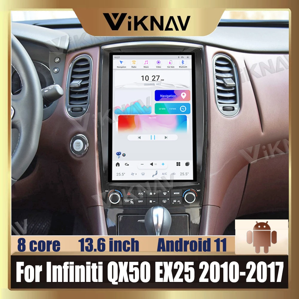 13.6 inch Car Radio For Infiniti QX50 EX25 2010-2017 Multimedia player Head Unit Touch Screen Android auto GPS Navigation
13.6 inch Car Radio For Infiniti QX50 EX25 2010-2017 Multimedia player Head Unit Touch Screen Android auto GPS Navigation