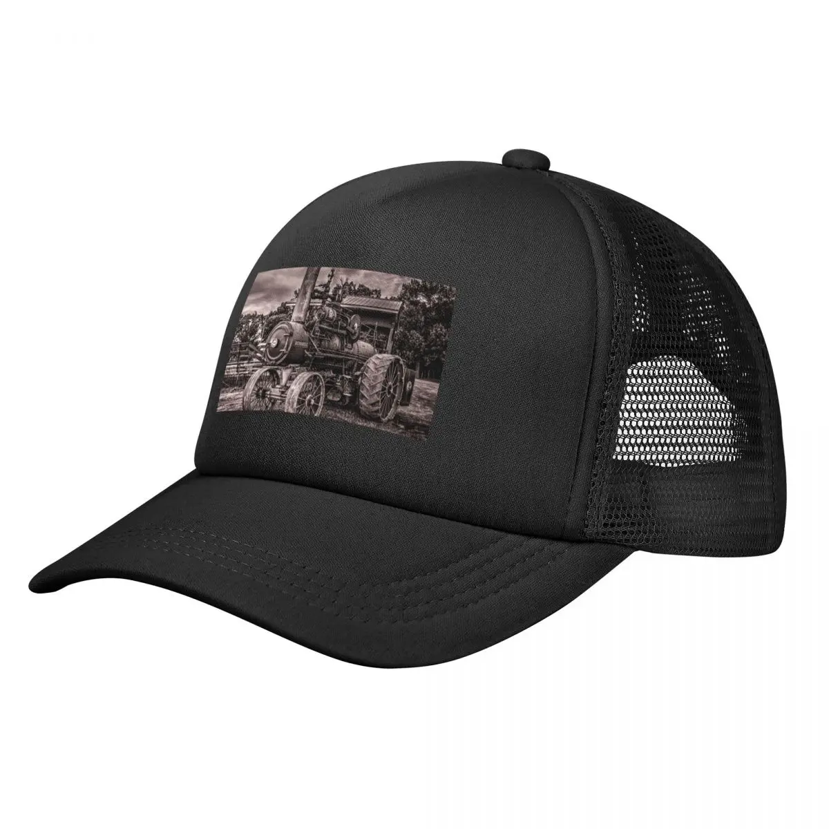 

Russell Steam Traction Engine at the Shed Toned Baseball Cap Sunhat Bobble Hat Trucker Cap black Hats Man Women's