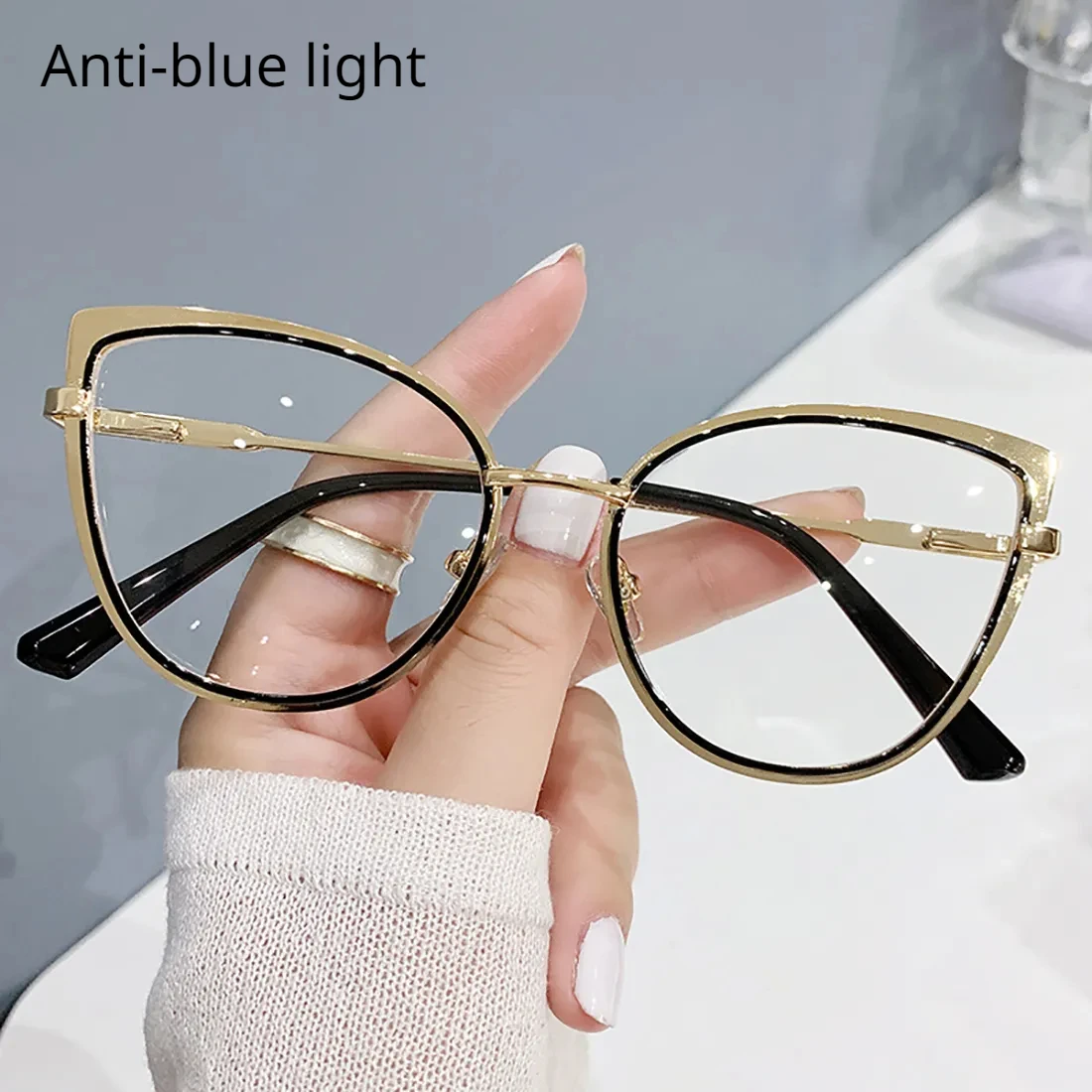 2023 Cat's Eye Retro Blue Light Blocking Glasses Computer Glasses Eyeglass Frame European and American Metal Trend
2023 Cat's Eye Retro Blue Light Blocking Glasses Computer Glasses Eyeglass Frame European and American Metal Trend