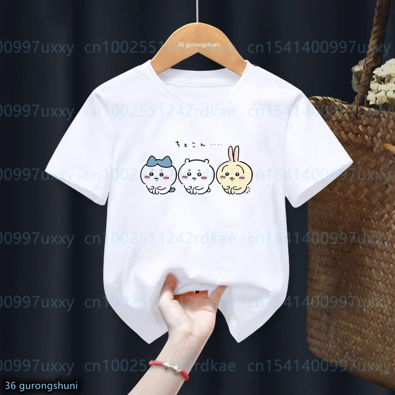 T-Shirt For Boys/Girls Chiikawa Cartoon Print Kids T-shirt Girls Summer Short Sleeved T shirts Boys Tops Cute Toddler Tshirts
T-Shirt For Boys/Girls Chiikawa Cartoon Print Kids T-shirt Girls Summer Short Sleeved T shirts Boys Tops Cute Toddler Tshirts