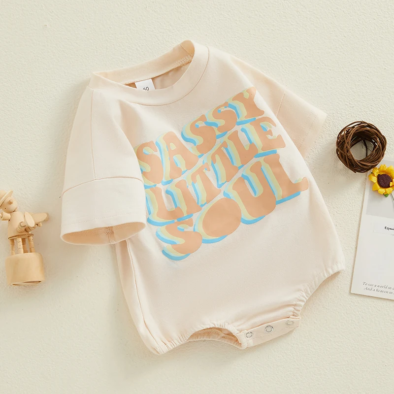 Newborn Baby Boy Girl Clothes Letter Print Short Sleeve Bubble Romper T-shirt Oversized Bodysuit Infant Summer
Newborn Baby Boy Girl Clothes Letter Print Short Sleeve Bubble Romper T-shirt Oversized Bodysuit Infant Summer