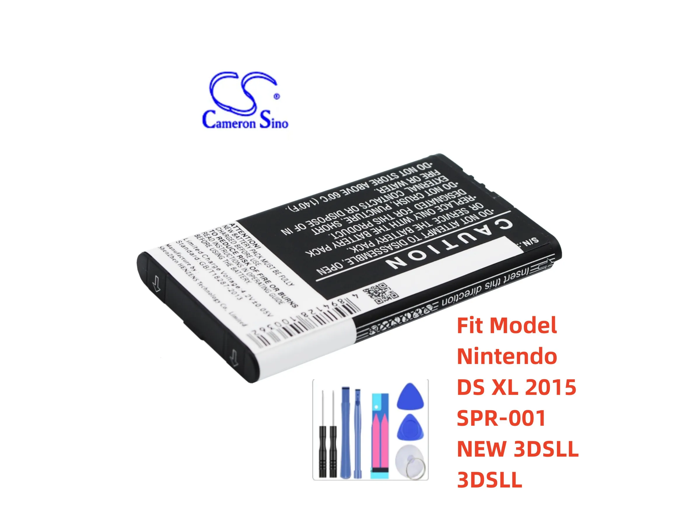 

Cameron Sino 1800mAh Battery SPR-003, SPR-A-BPAA-CO for Nintendo DS XL 2015, SPR-001, NEW 3DSLL, 3DSLL, 3DS LL, DSXL 2015