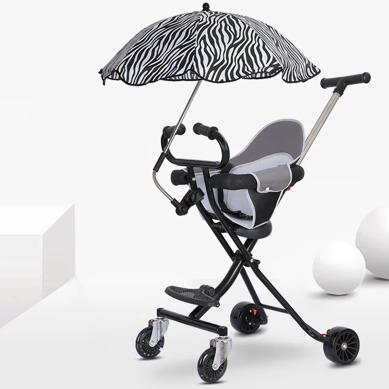 High landscape baby stroller baby artifact lightweight folding kid cart four wheel car
High landscape baby stroller baby artifact lightweight folding kid cart four wheel car