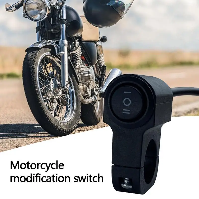 

Motorcycle ATV Scooter Handlebar light Button Car Modified Waterproof Switch For Motorcycle Dirt Bike And ATV LED Headlight