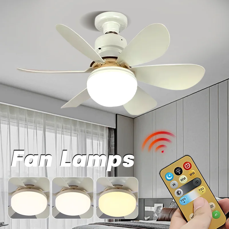 Socket Ceiling Fan Light E27 Screw LED Ceiling Fans With Remote Control for Dimming Wireless Fans Lighting For Living Bedroom
Socket Ceiling Fan Light E27 Screw LED Ceiling Fans With Remote Control for Dimming Wireless Fans Lighting For Living Bedroom
