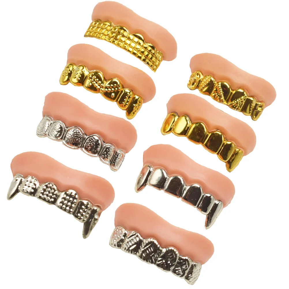 8 Pcs Halloween Dentures Fake Fake Teeth Makeup Costume Props Plating Pvc False Simulated
8 Pcs Halloween Dentures Fake Fake Teeth Makeup Costume Props Plating Pvc False Simulated