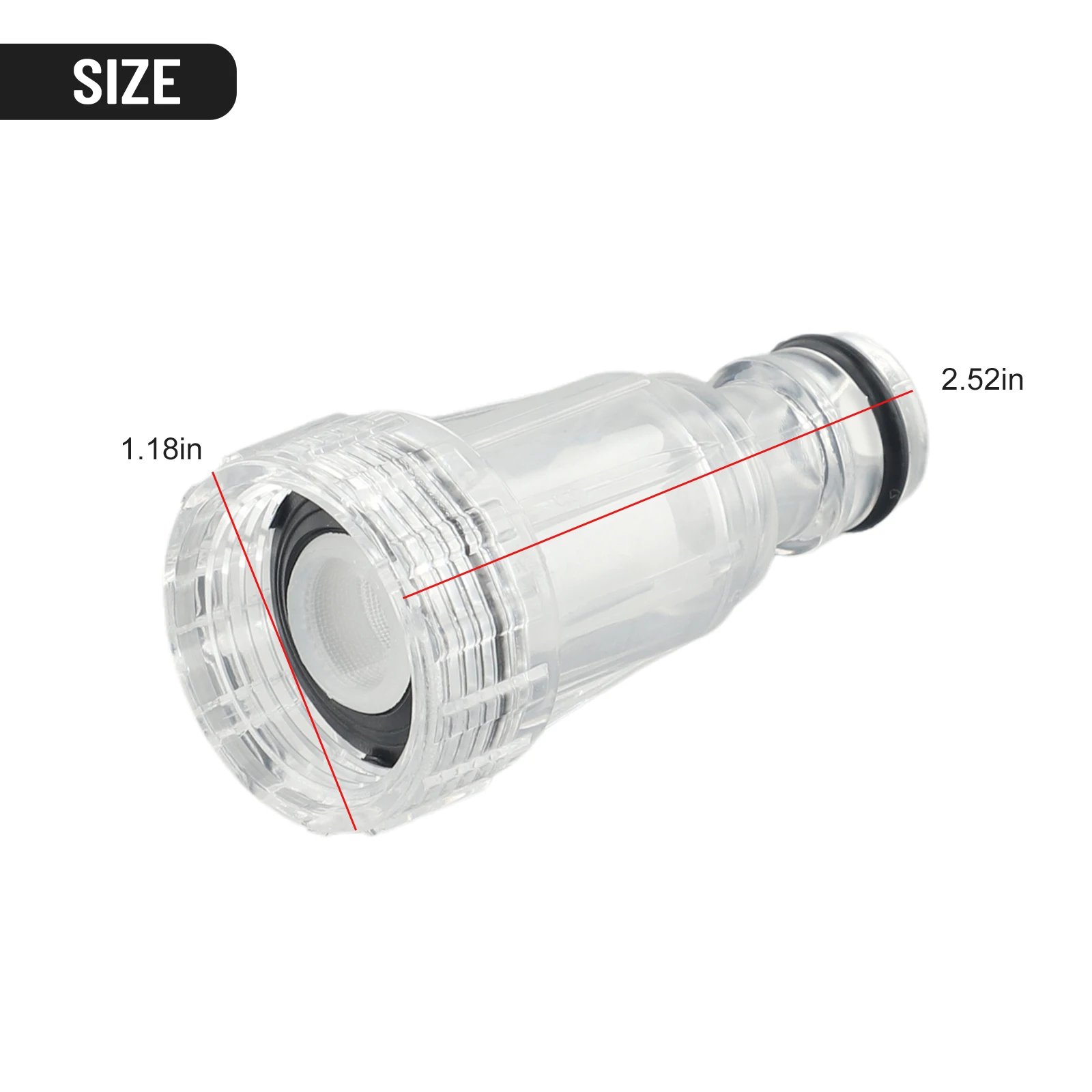 Cleaner Filter Nets Kit 175PSI For Karcher K2-K7 Series Pressure Washers Connection Transparent Plastic Purifier Durable
Cleaner Filter Nets Kit 175PSI For Karcher K2-K7 Series Pressure Washers Connection Transparent Plastic Purifier Durable