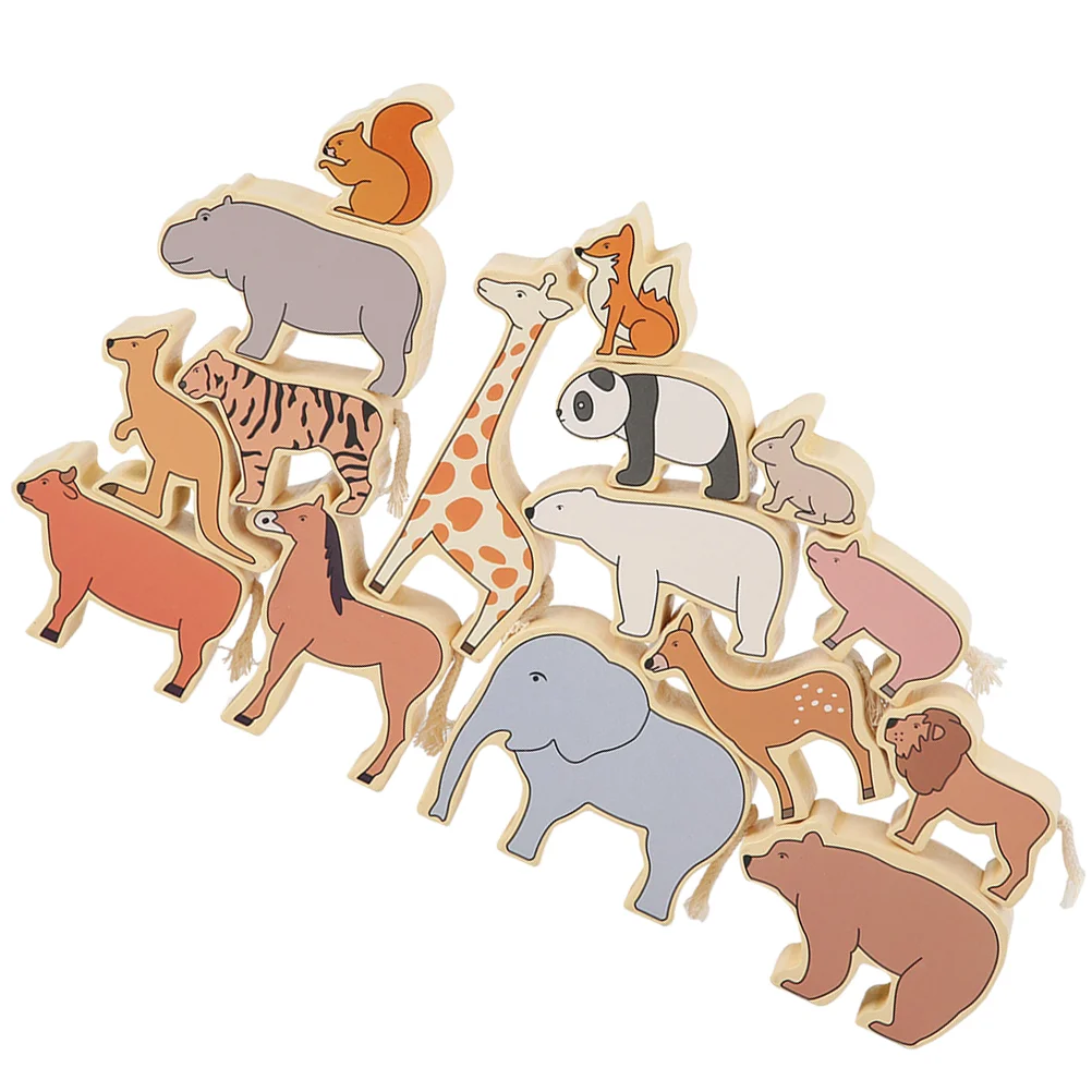 1 Set of Kids Wood Toys Animal Block Toys Children Adorable Block Toys Learning Block Toys
1 Set of Kids Wood Toys Animal Block Toys Children Adorable Block Toys Learning Block Toys