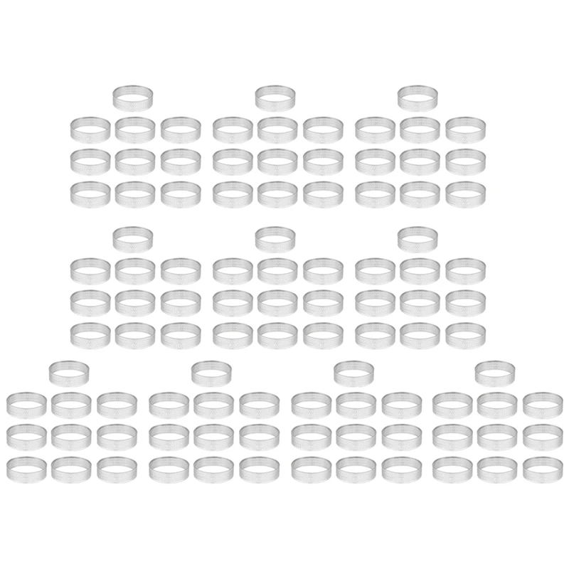 100Pcs 4.5Cm Round Stainless Perforated Seamless Tart Ring Quiche Ring Tart Pan Pie Tart Ring With Hole Tart Shell Ring
100Pcs 4.5Cm Round Stainless Perforated Seamless Tart Ring Quiche Ring Tart Pan Pie Tart Ring With Hole Tart Shell Ring