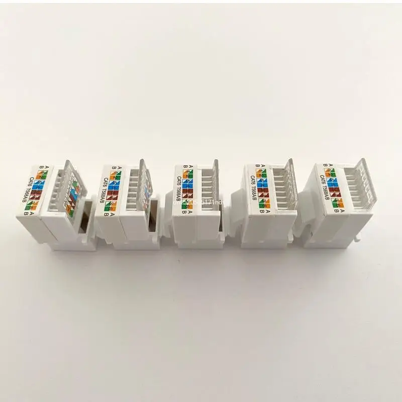 

RJ45 Coupler Inline Adapter Keystone, Connector for CAT6 Cable Extender Dropship