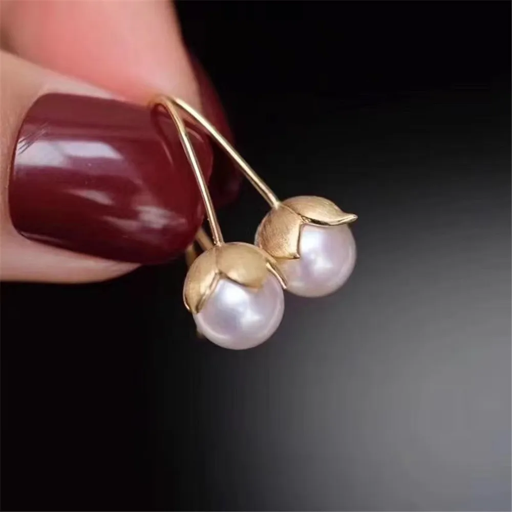 DIY pearl stud accessories S925 sterling silver jewelry fashion concealer ear hook female empty holder Fit 8-9mm beads
DIY pearl stud accessories S925 sterling silver jewelry fashion concealer ear hook female empty holder Fit 8-9mm beads