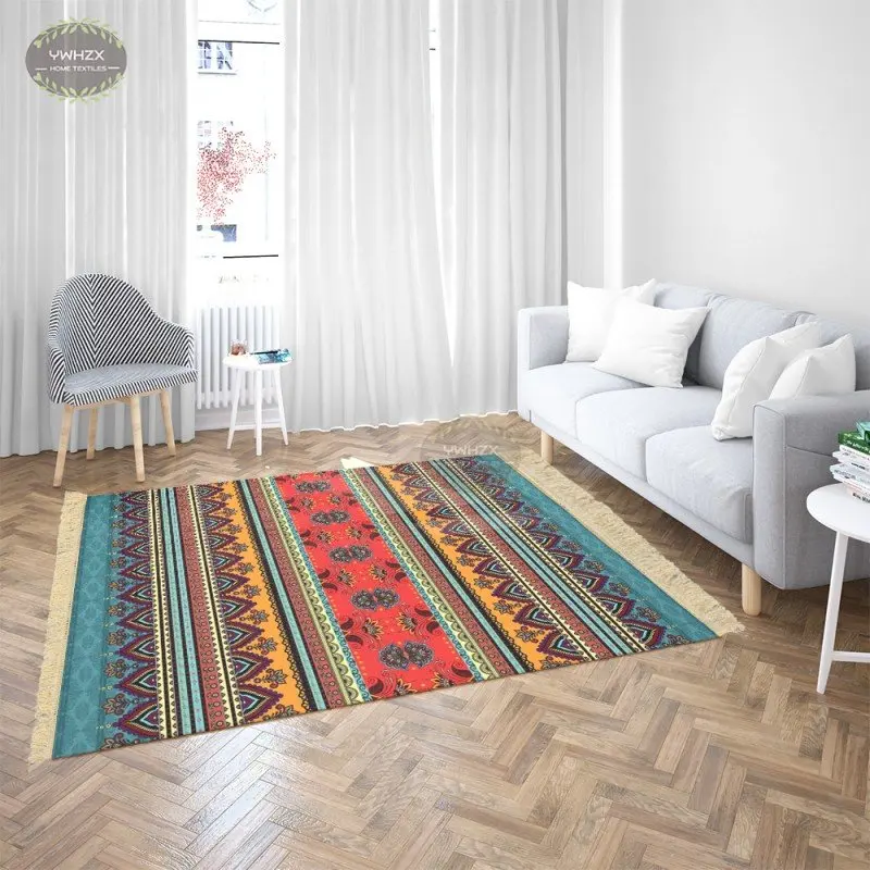 Boho Ethnic Carpet Tassel Area Rugs for Living Room Luxury Flannel New Arrival Entrance Doormat Bedroom Mat Aesthetic Home Decor
Boho Ethnic Carpet Tassel Area Rugs for Living Room Luxury Flannel New Arrival Entrance Doormat Bedroom Mat Aesthetic Home Decor