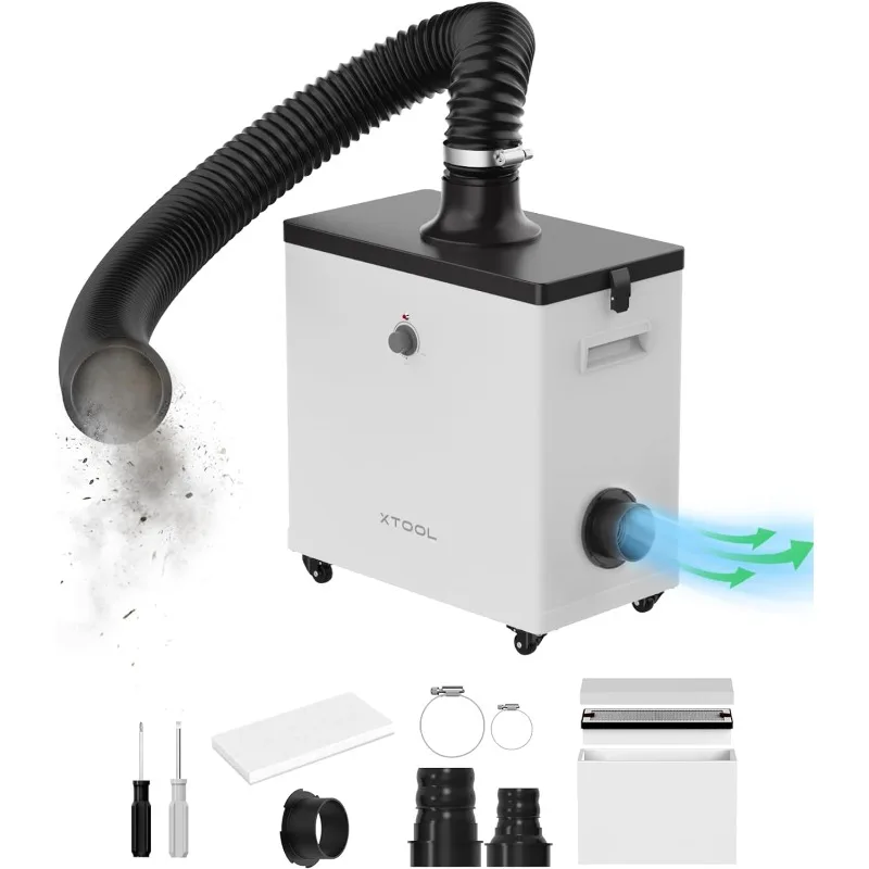 Очиститель дыма xTool для лазерного гравера M1/S1/D1 Pro, экстрактор дыма для xTool D1 Pro (с корпусом), новинка
Очиститель дыма xTool для лазерного гравера M1/S1/D1 Pro, экстрактор дыма для xTool D1 Pro (с корпусом), новинка