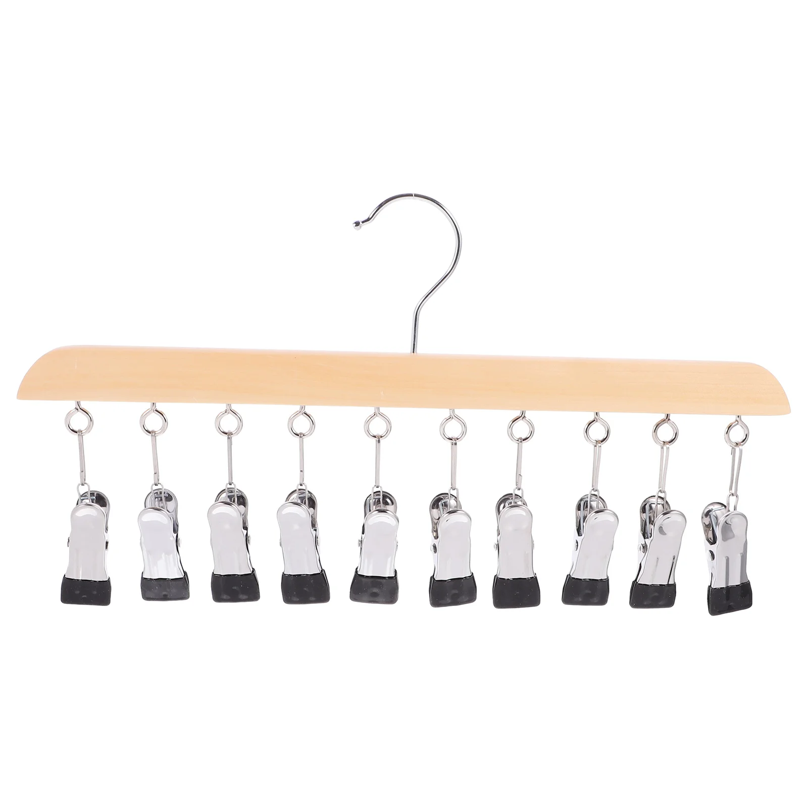 10-pin Coat and Socks Rack Hangers with Clips for Clothes Drying Clothing Laundry Washing Organizer
10-pin Coat and Socks Rack Hangers with Clips for Clothes Drying Clothing Laundry Washing Organizer
