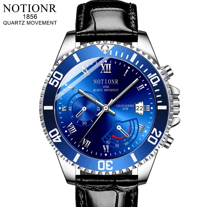Fashion Leather Men Watches Luminous Clock Luxury Waterproof Analog Sport Quartz Wristwatches Dial Dress Military Male Clock New
Fashion Leather Men Watches Luminous Clock Luxury Waterproof Analog Sport Quartz Wristwatches Dial Dress Military Male Clock New