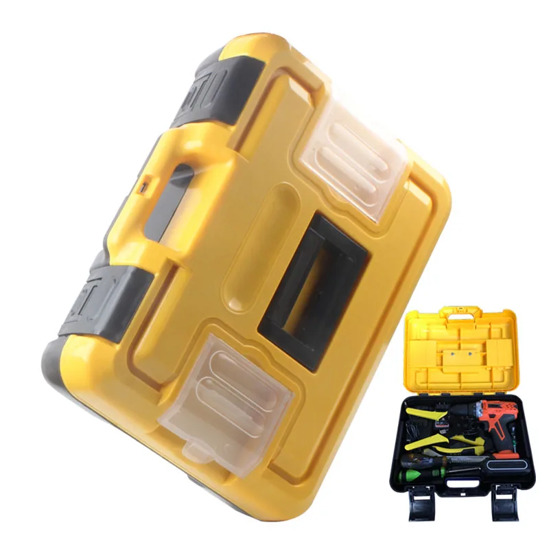 Portable plastic car case wrench drill tool box household hardware screwdriver repair toolbox box storage Electric storage
Portable plastic car case wrench drill tool box household hardware screwdriver repair toolbox box storage Electric storage