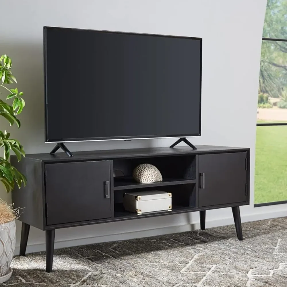 Safavieh Home Collection Sorrel Mid-Century Black 2-Door 1-Shelf Media 50-inch Flatscreen TV Stand
Safavieh Home Collection Sorrel Mid-Century Black 2-Door 1-Shelf Media 50-inch Flatscreen TV Stand