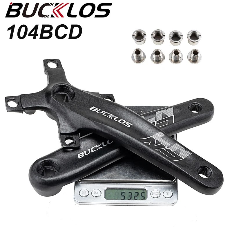 BUCKLOS Square Hole Crank 170mm 104BCD Crank for Single/double/triple Speed Crankset Ultralight MTB Crankset Part
BUCKLOS Square Hole Crank 170mm 104BCD Crank for Single/double/triple Speed Crankset Ultralight MTB Crankset Part