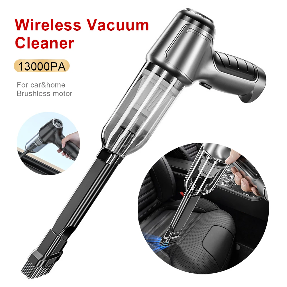 Wireless Car Vacuum Cleaner Handheld 13000PA Mini Portable Vacuum Cleaner USB Rechargeable for Cars Home Office Desktop Keyboard
Wireless Car Vacuum Cleaner Handheld 13000PA Mini Portable Vacuum Cleaner USB Rechargeable for Cars Home Office Desktop Keyboard