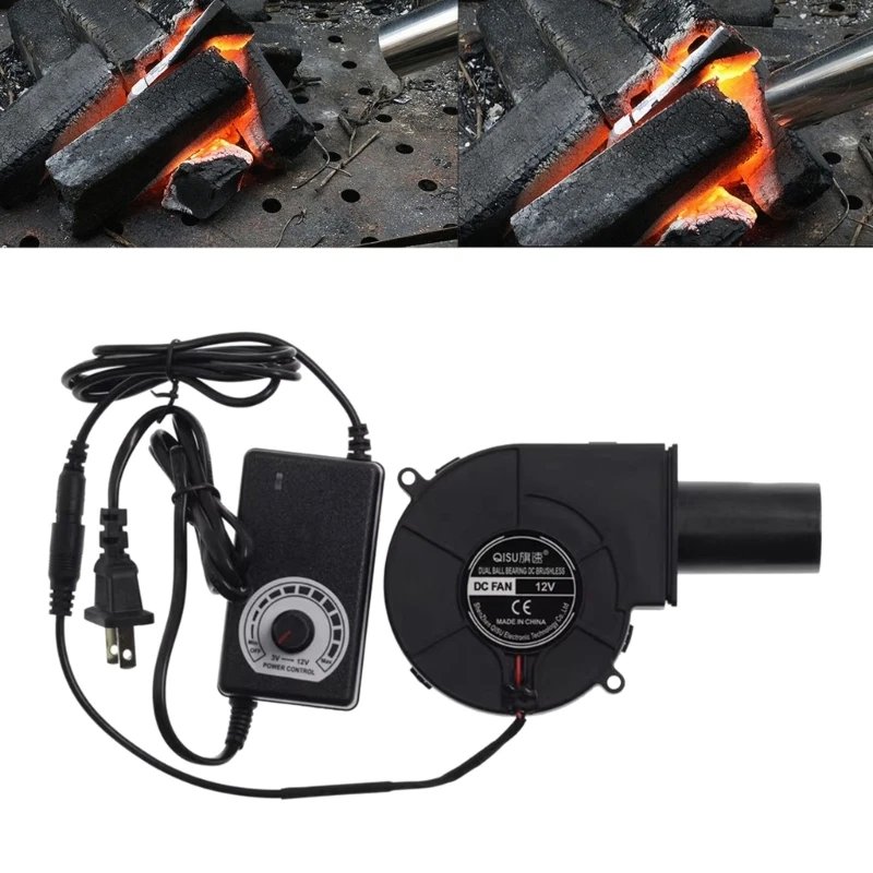 Portable BBQ Fan DC12V 5000RPM Air Blower Fan for Barbecue Camping Charcoal Starter Cooking Tool
Portable BBQ Fan DC12V 5000RPM Air Blower Fan for Barbecue Camping Charcoal Starter Cooking Tool