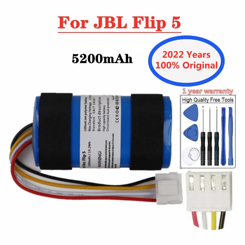 Original 5200mAh Speaker Rechargable Battery For Flip 5 Flip5 JBLFLIP5 JBLFLIP 5 Wireless Bluetooth Audio Loudspeaker Bateria
Original 5200mAh Speaker Rechargable Battery For Flip 5 Flip5 JBLFLIP5 JBLFLIP 5 Wireless Bluetooth Audio Loudspeaker Bateria