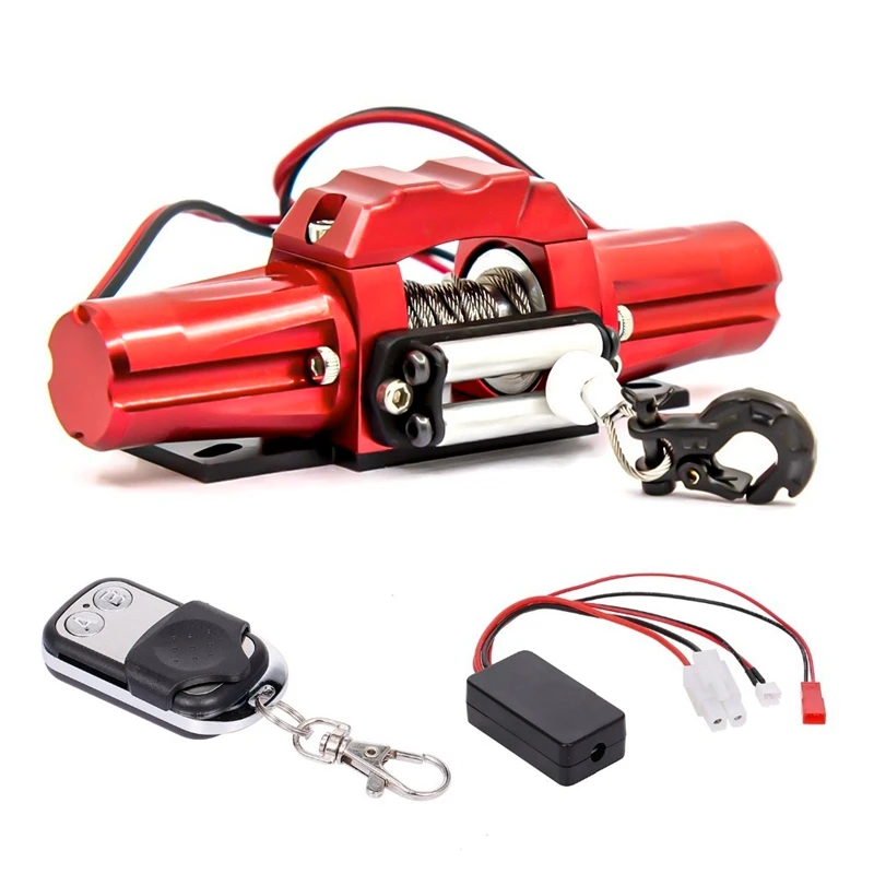 Metal Automatic Double Motor Winch Wireless Remote Controller System For 1/10 RC Crawler Car Axial SCX10 TRAXXAS TRX4
Metal Automatic Double Motor Winch Wireless Remote Controller System For 1/10 RC Crawler Car Axial SCX10 TRAXXAS TRX4