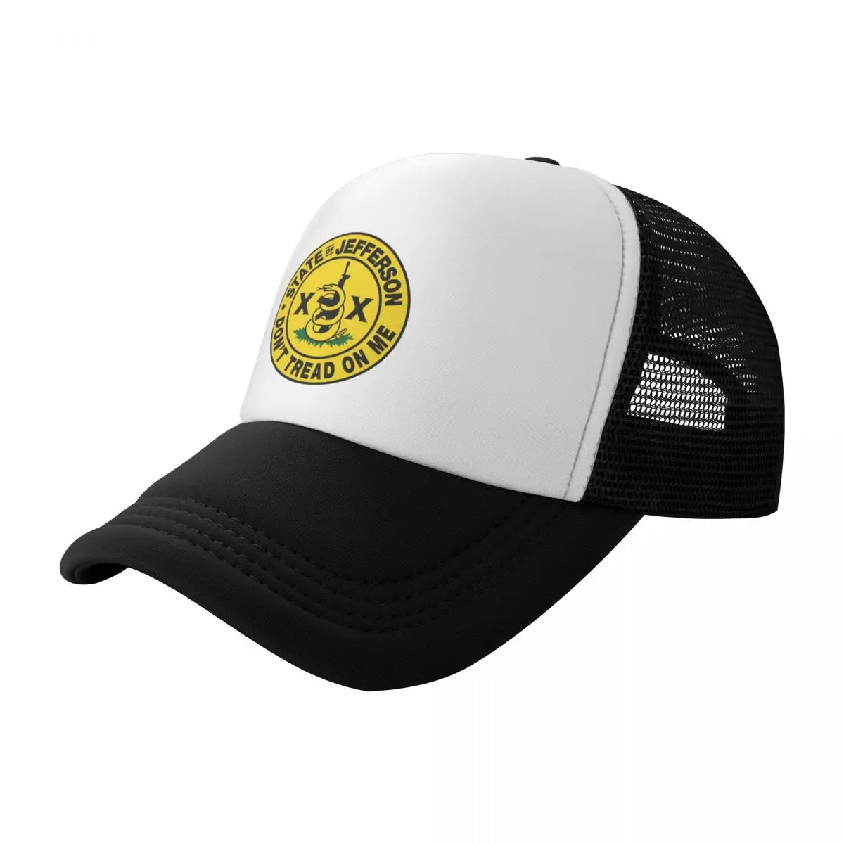 

State of Jefferson Don't Tread on Me Baseball Cap Golf Hat Beach Golf Hat Man Rave Trucker Hats For Men Women's