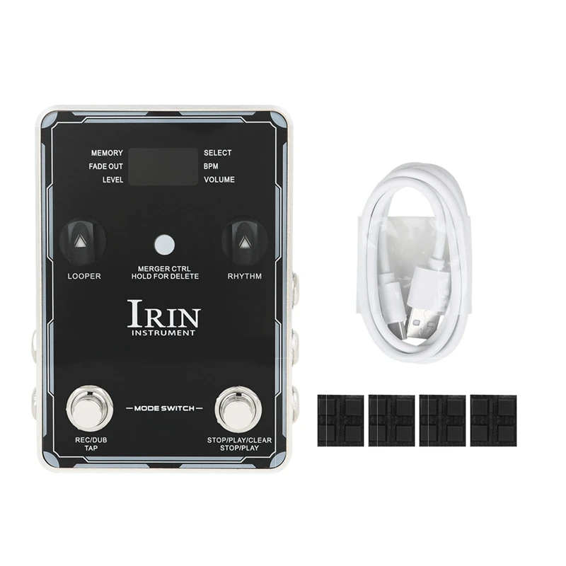 IRIN 1Set Electric Guitar Comprehensive Effector Phrase Loop Recording Bass Tuner LOOP
IRIN 1Set Electric Guitar Comprehensive Effector Phrase Loop Recording Bass Tuner LOOP