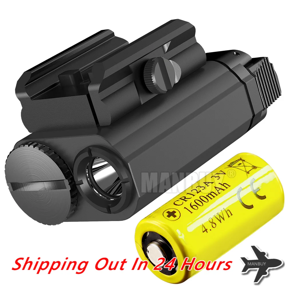 

Original NITECORE NPL20 CREE XP-G3 S3 LED Waep0n Light 1xCR123A Tactical Flashligh Universal Compact Shoot Hunt Waterproof Torch