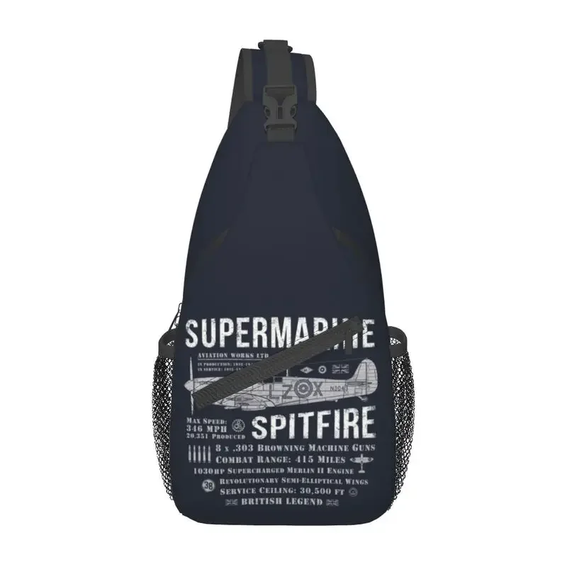 Vintage Supermarine Spitfire Sling Bag for Men Fighter Pilot Airplane Shoulder Chest Crossbody Backpack Cycling Camping Daypack
Vintage Supermarine Spitfire Sling Bag for Men Fighter Pilot Airplane Shoulder Chest Crossbody Backpack Cycling Camping Daypack