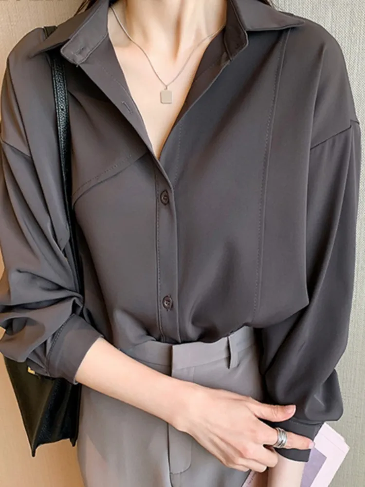 New Women Summer Elegant Shirts Tops Long Sleeve Vintage Loose Female Blouses Spring Fashion Blouses
New Women Summer Elegant Shirts Tops Long Sleeve Vintage Loose Female Blouses Spring Fashion Blouses
