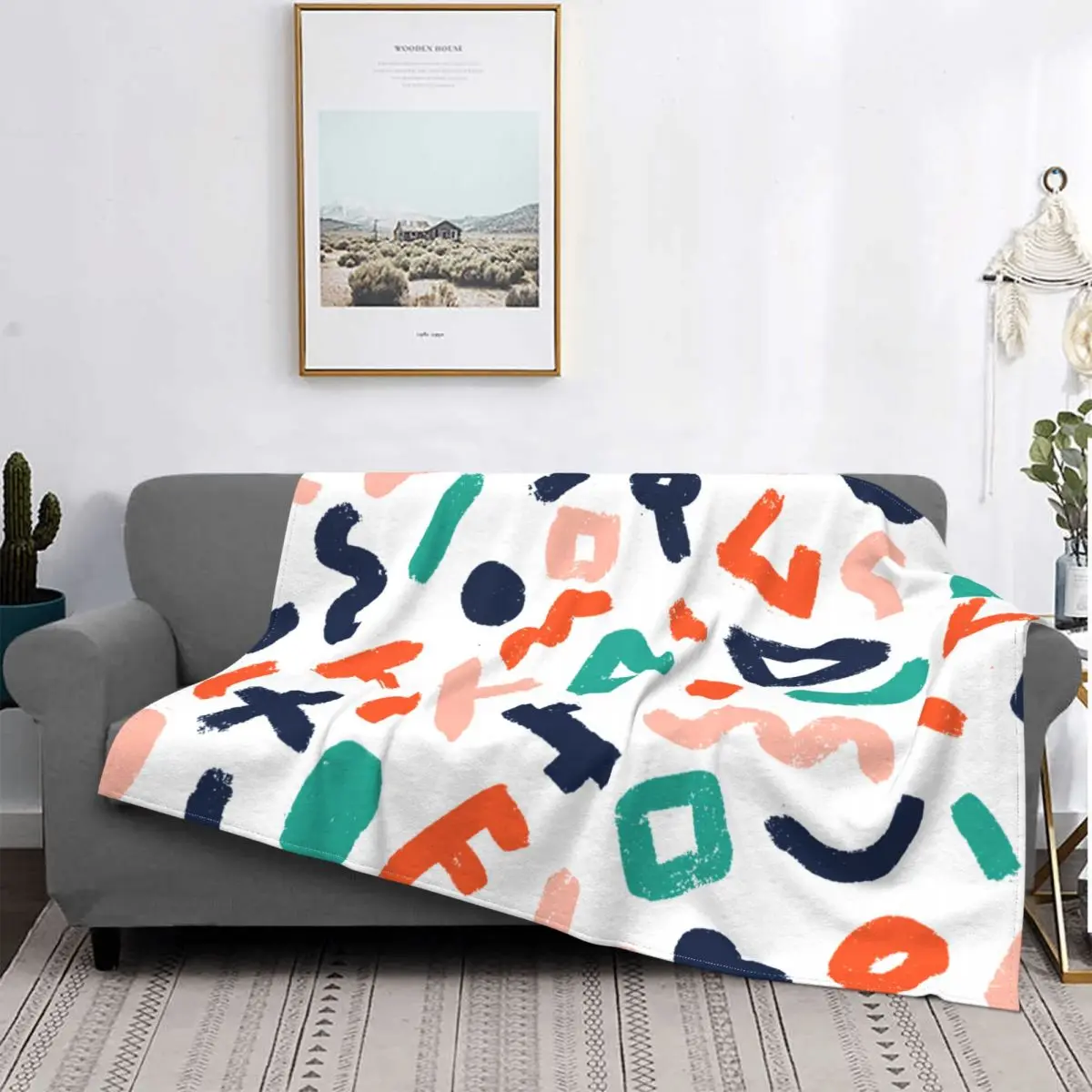 Modern Trendy Blanket Fleece Autumn/Winter Graffiti Letters Multifunction Soft Throw Blanket for Home Couch Bedding Throws
Modern Trendy Blanket Fleece Autumn/Winter Graffiti Letters Multifunction Soft Throw Blanket for Home Couch Bedding Throws