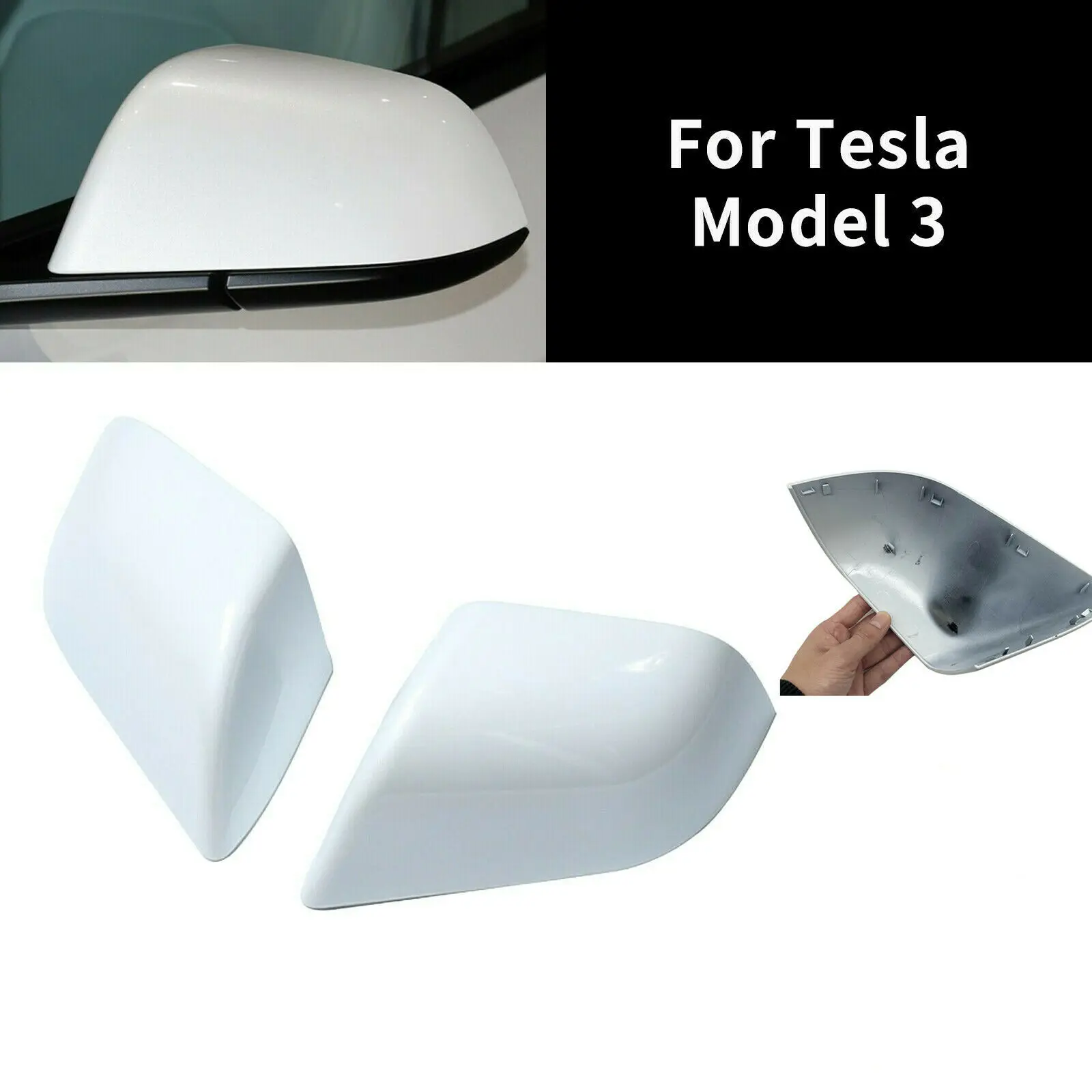 2X Car White Replacement Side Mirror Rearview Protect Frame Cover Cap For Tesla Model 3 2017 2018 2019 2020 2021 2022
2X Car White Replacement Side Mirror Rearview Protect Frame Cover Cap For Tesla Model 3 2017 2018 2019 2020 2021 2022