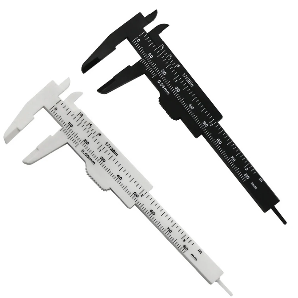 2pcs 0-80mm Double Rule Scale Plastic Vernier Caliper Student Dial Gauge Micrometer Measuring Ruler Inside Diameter Depth Meter
2pcs 0-80mm Double Rule Scale Plastic Vernier Caliper Student Dial Gauge Micrometer Measuring Ruler Inside Diameter Depth Meter